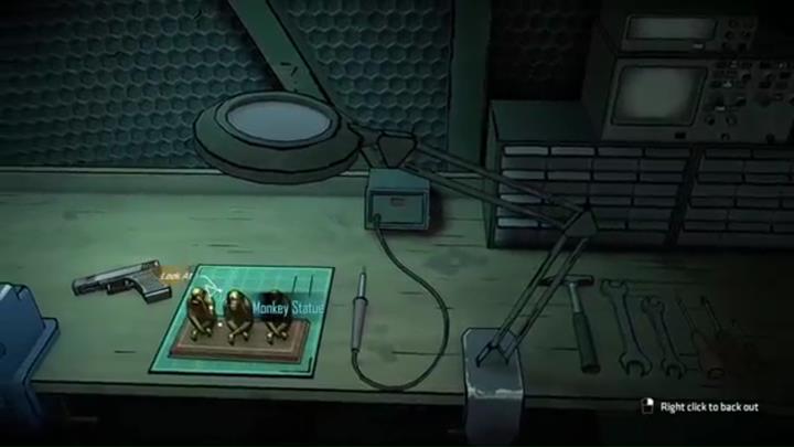 Approach the safes and look at them - Chapter 5 - Made of Madness | Episode 1 - The Enigma - Episode 1 - The Enigma - Batman: The Telltale Series - The Enemy Within Game Guide