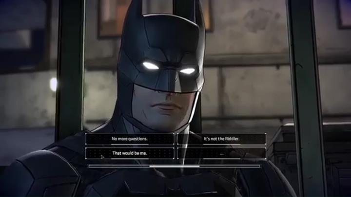 Next up - dialogue with Riddler - Chapter 6 - Riddle Me This | Episode 1 - The Enigma - Episode 1 - The Enigma - Batman: The Telltale Series - The Enemy Within Game Guide