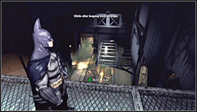 Youll now have to use your hook to grapple up to a higher platform - Walkthrough - Walkthrough - Intensive Treatment - part 1 - Walkthrough - Batman: Arkham Asylum Game Guide & Walkthrough