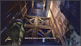 Notice that Batman cant climb up so as a result you must move to your right - Walkthrough - Intensive Treatment - part 2 - Walkthrough - Batman: Arkham Asylum Game Guide & Walkthrough
