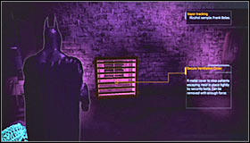 You may now proceed north after which turn right - Walkthrough - Intensive Treatment - part 3 - Walkthrough - Batman: Arkham Asylum Game Guide & Walkthrough