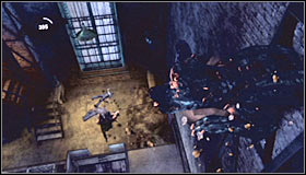 Approach the exit from the shaft and press the action key to move the grate - Walkthrough - Intensive Treatment - part 3 - Walkthrough - Batman: Arkham Asylum Game Guide & Walkthrough