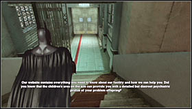 You may return to the Upper Corridor - Walkthrough - Medical Facility - part 1 - Walkthrough - Batman: Arkham Asylum Game Guide & Walkthrough