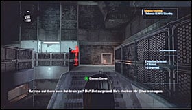 Head down and carefully approach your enemy - Walkthrough - Medical Facility - part 4 - Walkthrough - Batman: Arkham Asylum Game Guide & Walkthrough