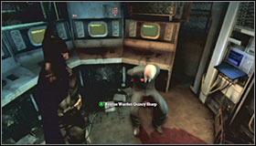 Once youre inside a new room you may as well ignore a man seen behind the glass wall, because hes a shapeshifter - Walkthrough - Penitentiary - part 1 - Walkthrough - Batman: Arkham Asylum Game Guide & Walkthrough