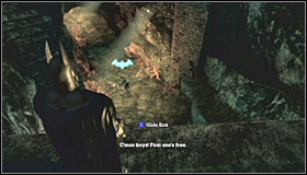 Once youve found your way to the Abandoned Tunnel watch out for a new inmate stationed to your left - Walkthrough - Arkham Island #5 - Walkthrough - Batman: Arkham Asylum Game Guide & Walkthrough