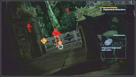 Start off by taking cover behind a small brick wall - Walkthrough - Botanical Gardens - part 2 - Walkthrough - Batman: Arkham Asylum Game Guide & Walkthrough