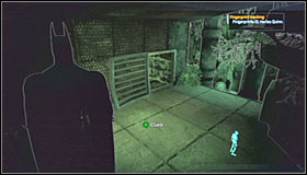 The first method would require you to climb up to the balcony and to use a nearby ladder (screenshot #1) - Walkthrough - Botanical Gardens - part 2 - Walkthrough - Batman: Arkham Asylum Game Guide & Walkthrough