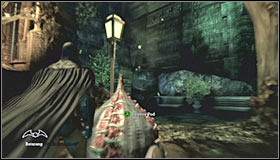 There are new insane inmates in this area, however you should be more concerned about Ivys plants - Walkthrough - Arkham Island #6 - Walkthrough - Batman: Arkham Asylum Game Guide & Walkthrough