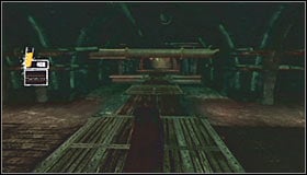 Turn east after a short while and jump over a new fence - Walkthrough - Caves #2 - part 2 - Walkthrough - Batman: Arkham Asylum Game Guide & Walkthrough