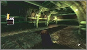 Batman will pass by one of the containers along the way, so youll know that youre on the right track - Walkthrough - Caves #2 - part 2 - Walkthrough - Batman: Arkham Asylum Game Guide & Walkthrough