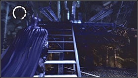 Make a few steps forward and stop close to a wall - Walkthrough - Caves #2 - part 2 - Walkthrough - Batman: Arkham Asylum Game Guide & Walkthrough