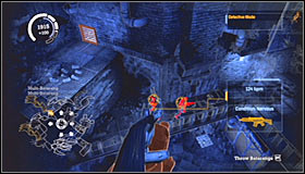 If you have an upgrade called Sonic Shock Batarang you can now use it to disable at least one guard or preferably an entire group (in this case make sure that theyre standing close to each other) - Walkthrough - Caves #2 - part 4 - Walkthrough - Batman: Arkham Asylum Game Guide & Walkthrough