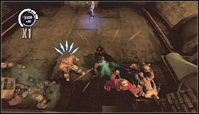 Either way youll have to be extremely careful during the fight - Walkthrough - Caves #2 - part 5 - Walkthrough - Batman: Arkham Asylum Game Guide & Walkthrough