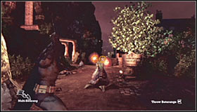 I would recommend heading towards the southern passageway to Arkham East (screenshot #1) which is going to be the well-known Abandoned Tunnel - Walkthrough - Arkham Island #8 - Walkthrough - Batman: Arkham Asylum Game Guide & Walkthrough