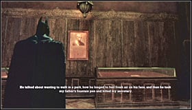 [#1] Who is the main man in the main hall - Collectibles - Arkham Mansion - part 3 - Collectibles - Batman: Arkham Asylum Game Guide & Walkthrough