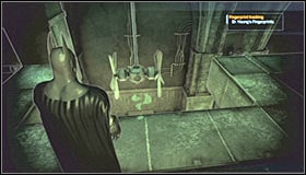 [#6] This fiendish puzzle literally appears out of thin air - Collectibles - Arkham Mansion - part 3 - Collectibles - Batman: Arkham Asylum Game Guide & Walkthrough