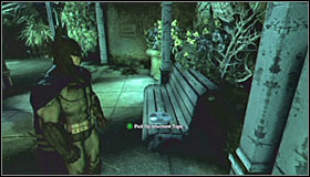 [#1] Location: Glasshouse Entrance (Botanical Gardens) - Collectibles - Botanical Gardens - part 1 - Collectibles - Batman: Arkham Asylum Game Guide & Walkthrough