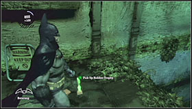 [#8] Location: Flooded Corridor (Botanical Gardens) - Collectibles - Botanical Gardens - part 3 - Collectibles - Batman: Arkham Asylum Game Guide & Walkthrough