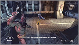 [#2] Location 2: Processing Corridor (Intensive Treatment) - Collectibles - Intensive Treatment - part 2 - Collectibles - Batman: Arkham Asylum Game Guide & Walkthrough