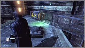 After reaching the area, take some time to familiarize yourself with the puzzle - Batman trophies (25-36) | Park Row - Park Row - Batman: Arkham City Game Guide