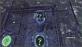 Start gliding above the cages in which the other two pressure plates are #1 - Batman trophies (01-10) | Amusement Mile - Amusement Mile - Batman: Arkham City Game Guide