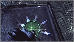 Repeat the above actions with the last, third plate - Batman trophies (01-10) | Amusement Mile - Amusement Mile - Batman: Arkham City Game Guide