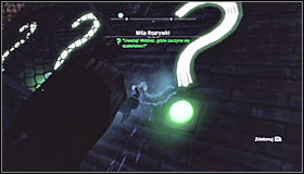 We will start with the question marks on this level - Batman trophies (11-18) | Amusement Mile - Amusement Mile - Batman: Arkham City Game Guide