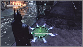 Now you have to QUICKLY throw three Batarang #1 by pressing the left trigger three times - Batman trophies (11-18) | Amusement Mile - Amusement Mile - Batman: Arkham City Game Guide