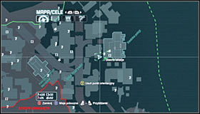 Land on the roof of the building west of where the Trophy is hidden #1 #2 - Batman trophies (11-18) | Amusement Mile - Amusement Mile - Batman: Arkham City Game Guide