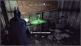 Now you can access the main part of the police parking and use the newly unlocked passage #1 - Batman trophies (11-18) | Amusement Mile - Amusement Mile - Batman: Arkham City Game Guide