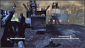 Land on the roof of the Krank Co - Batman trophies (29-37) | Amusement Mile - Amusement Mile - Batman: Arkham City Game Guide
