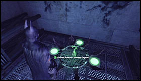 If you have done everything correctly, all the plates should deactivate #1 - Batman trophies (29-37) | Amusement Mile - Amusement Mile - Batman: Arkham City Game Guide