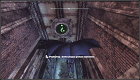 Jump off the edge and start gliding towards the mentioned pressure plate #1 - Batman trophies (29-37) | Amusement Mile - Amusement Mile - Batman: Arkham City Game Guide