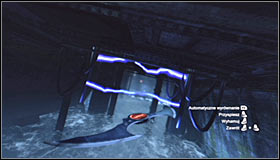 Get out of the control room, turn right and wait for the water level to lower - Batman trophies (01-08) | Industrial District - Industrial District - Batman: Arkham City Game Guide