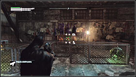 In order to do it, you will have to use the two electromagnets #1 #2 - Batman trophies (17-25) | Industrial District - Industrial District - Batman: Arkham City Game Guide