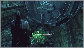 Id definitely suggest holding down the left trigger to slow down, as soon afterwards you will have to change direction - Batman trophies (01-11) | Subway - Subway - Batman: Arkham City Game Guide