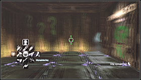 Dont wait for the Riddler to finish his speech, instead quickly stand against one of the walls #1 - Batman trophies (12-26) | Subway - Subway - Batman: Arkham City Game Guide