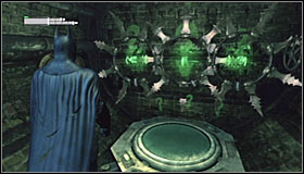 After you seal the two pipes mentioned above, run forward without having to worry about losing health - Batman trophies (12-26) | Subway - Subway - Batman: Arkham City Game Guide