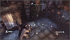 Approach the Trophy from the north-east side - Batman trophies (01-09) | Bowery - Bowery - Batman: Arkham City Game Guide