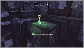 Start off south-west of where the Trophy is, jumping over the fence - Batman trophies (22-30) | Bowery - Bowery - Batman: Arkham City Game Guide