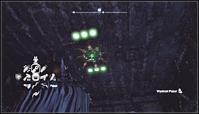 After throwing the Batarangs, quickly turn around as you wont have too much time for hitting the three other question marks #1 - Batman trophies (22-30) | Bowery - Bowery - Batman: Arkham City Game Guide