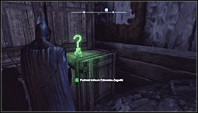 Approach the Trophy from the east - Batman trophies (22-30) | Bowery - Bowery - Batman: Arkham City Game Guide