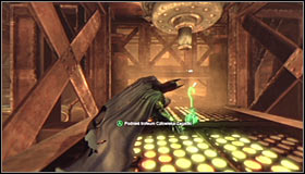Perform a slide at the proper moment #1 and note that you will have to grab the Trophy during it #2 - Batman trophies (01-15) | Steel Mill - Steel Mill - Batman: Arkham City Game Guide