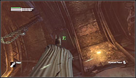 Use the Freeze Blast (ice float) and Batclaw to move along the water #1 - Batman trophies (01-15) | Steel Mill - Steel Mill - Batman: Arkham City Game Guide