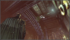 After reaching the ledge, use the Freeze Blast to create an ice float #1 - Batman trophies (01-15) | Steel Mill - Steel Mill - Batman: Arkham City Game Guide