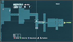 Take a look around north of the Trophy for a higher ledge which you can access using the Grapnel Gun #1 #2 - Batman trophies (01-10) | Museum - Museum - Batman: Arkham City Game Guide