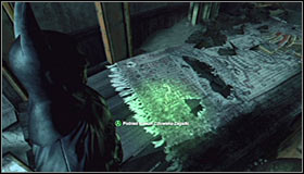 Sealing the pipes will let you access the upper ledge, so grab the ledge with the Grapnel Gun #1 - Batman trophies (01-12) | Wonder City - Wonder City - Batman: Arkham City Game Guide