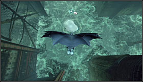 Head to the area where the Trophy is hidden and stand by the western ledge #1 - Batman trophies (13-25) | Wonder City - Wonder City - Batman: Arkham City Game Guide