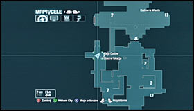 You need to lead it into hitting the interactive question mark #1 - Batman trophies (13-25) | Wonder City - Wonder City - Batman: Arkham City Game Guide